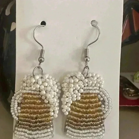 Beer mug beaded glass - Picture 6 of 7